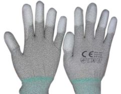 ESD Nylon PU Top Fit Gloves
