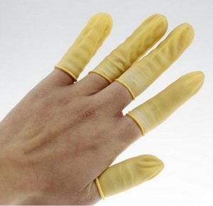 ESD Yellow Finger Cots
