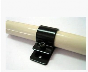 HJ13 Metal Pipe Joint black (Reusable metal fixing Pipe Clamp) IE-HJ13