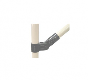 HJ7 Metal Pipe Joint black (Reusable metal fixing Pipe Clamp) IE-HJ7