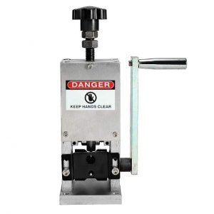Manual scrap wire stripping machine