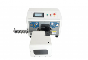 Two Core Flat Wire Cutting Stripping and Twisting Machine