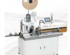 Automatic single ended twisting wire tin dipping machine